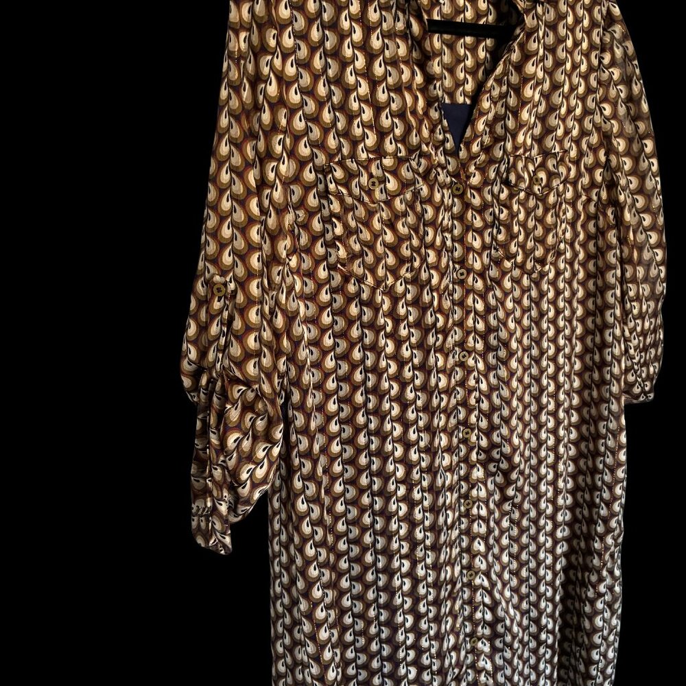 Collective Concepts Print Dress Size L - Picture 5 of 9